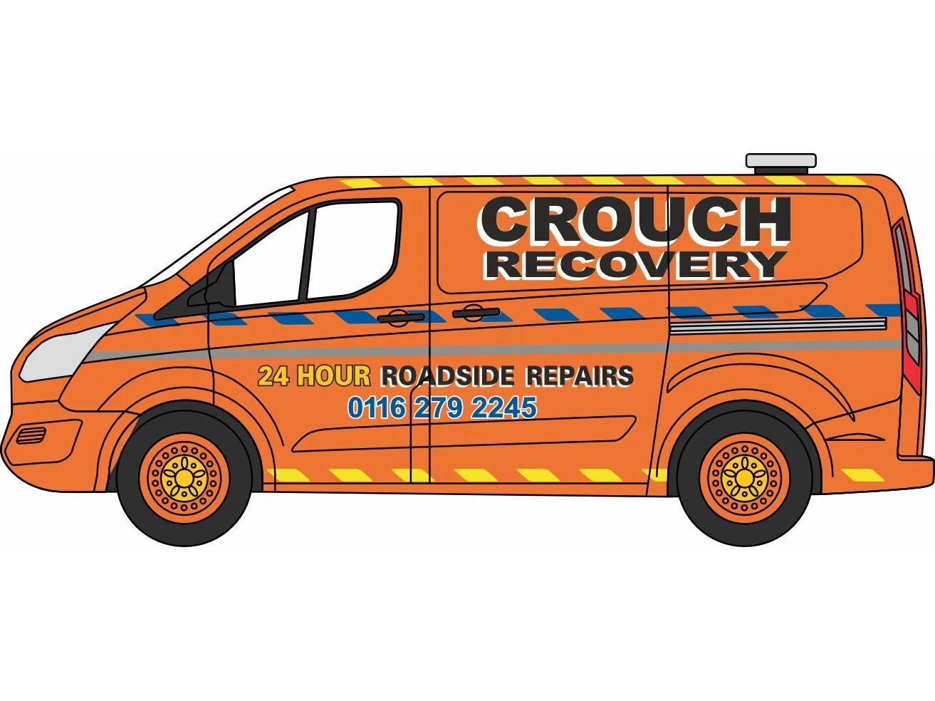 Ford Transit Custom Crouch Recovery 1:76 Scale Diecast Van – Oxford Diecast-Oxford Diecast-Diecast Model Centre