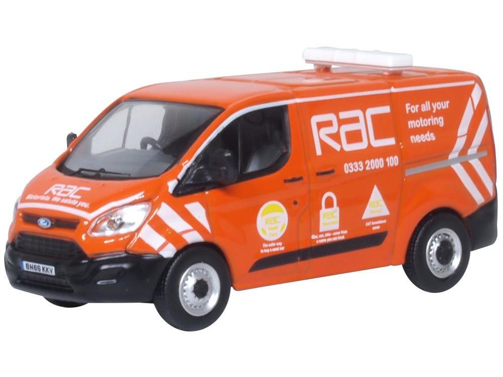 Ford Transit Custom RAC 1:76 Scale Diecast Model Van – Oxford Diecast-Oxford Diecast-Diecast Model Centre