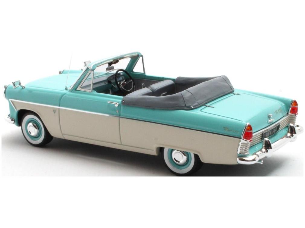 Ford Zodiac MK2 206E Convertible Turqoise White 1958-1962 1:43 Scale Resin Car – Matrix-Matrix-Diecast Model Centre