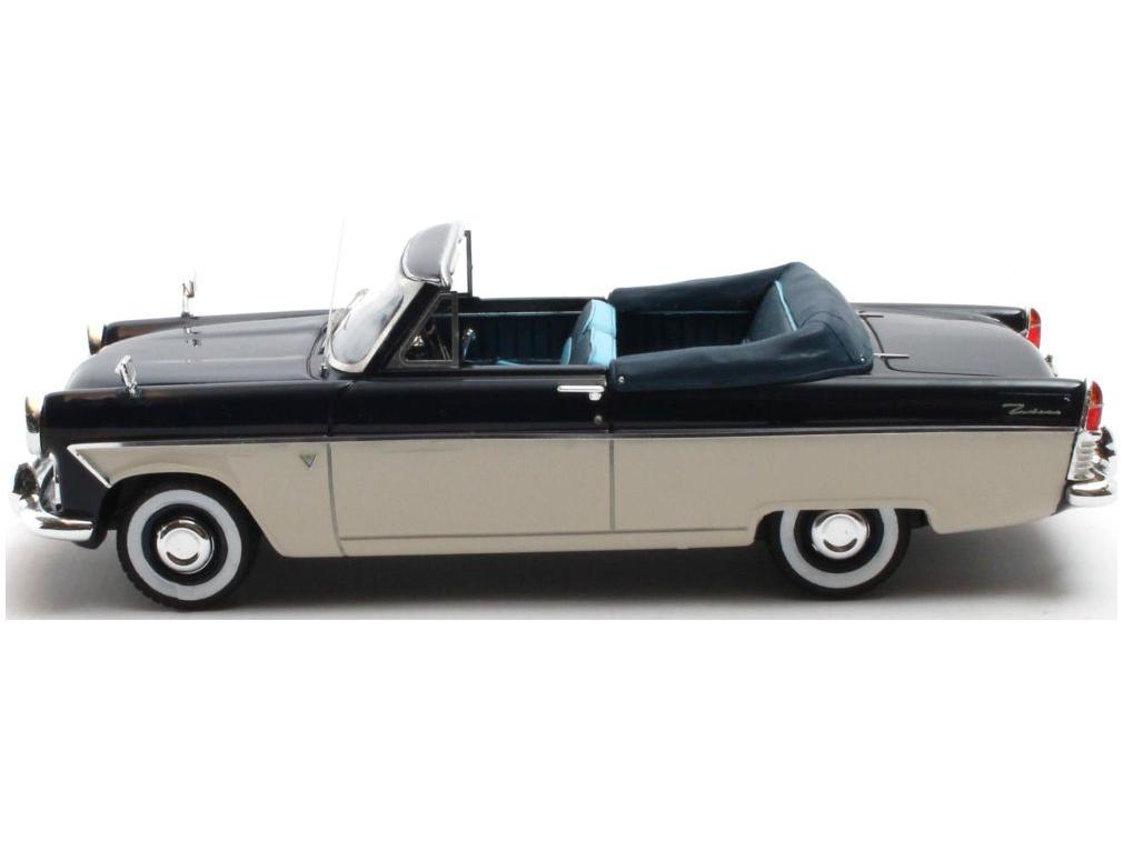 Ford Zodiac Mk2 206E Convertible Blue White 1958-1962 1:43 Scale Resin Car – Matrix-Matrix-Diecast Model Centre