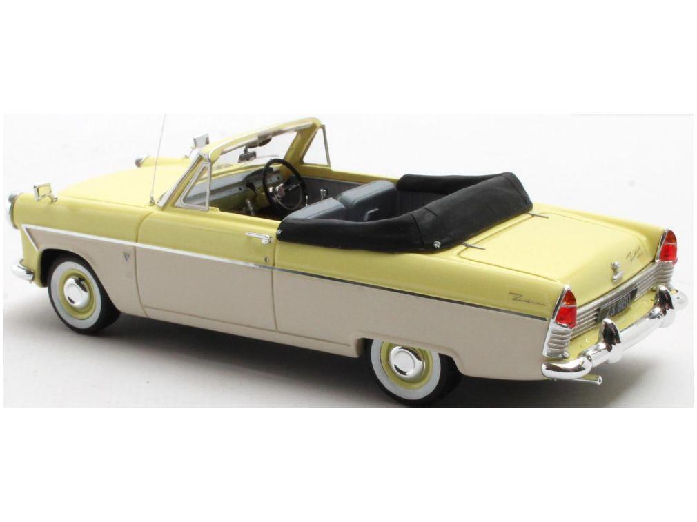 Ford Zodiac Mk2 206E Convertible Yellow White 1958-1962 1:43 Scale Matrix Resin Model Car-Matrix-Diecast Model Centre