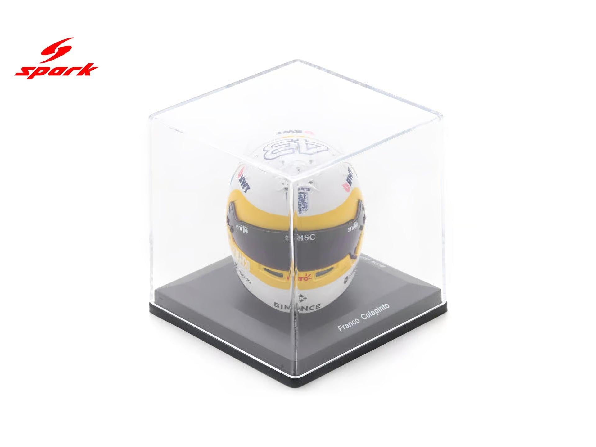 Franco Colapinto F1 US GP 2025 Helmet 1:5 Scale Resin Replica – Spark-Spark-Diecast Model Centre