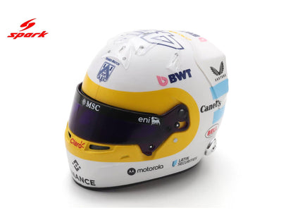 Franco Colapinto F1 US GP 2025 Helmet 1:5 Scale Resin Replica – Spark-Spark-Diecast Model Centre
