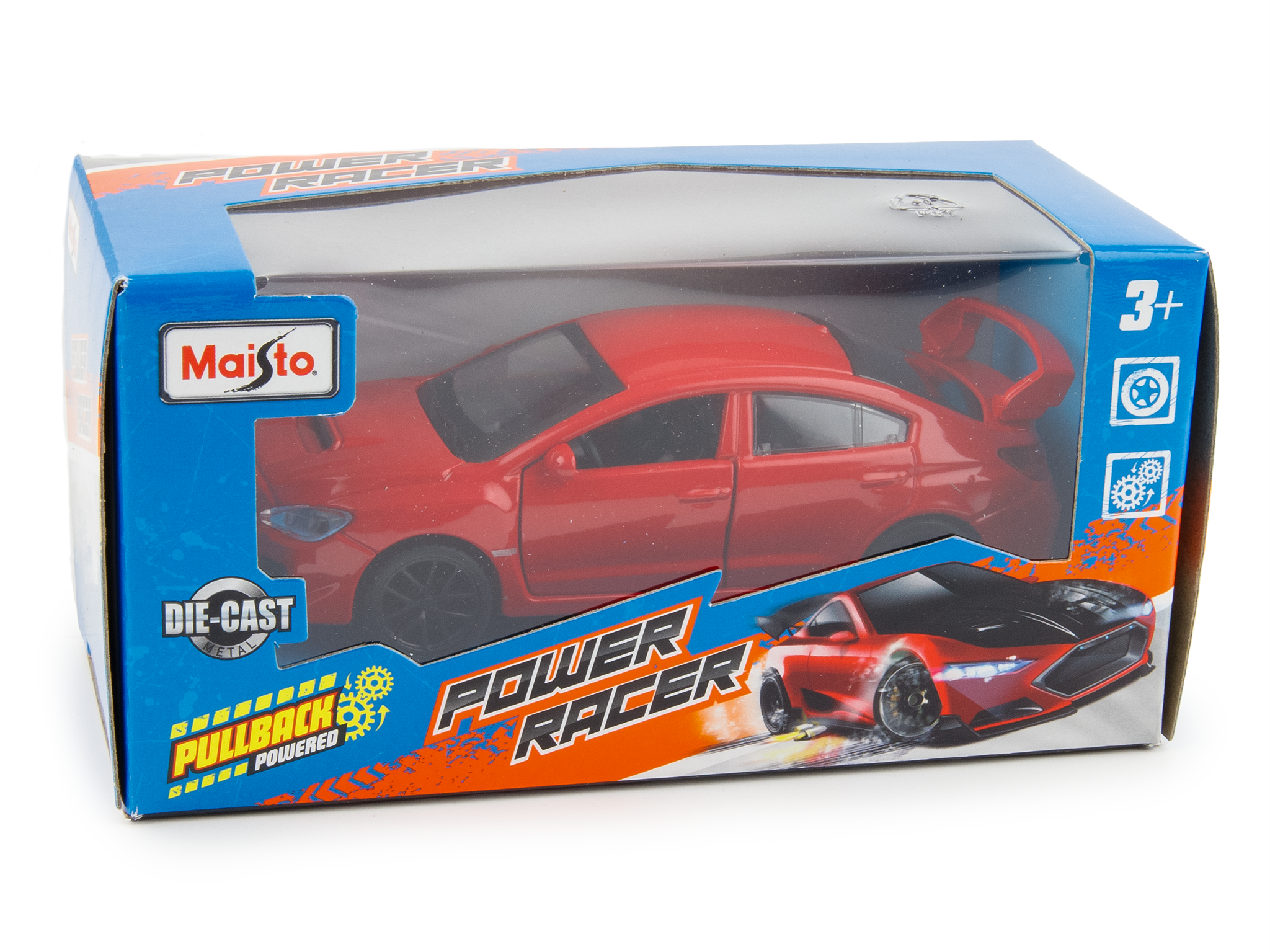 Fresh Metal Power Racer - Pullback Powered Toy Cars-Maisto-Diecast Model Centre