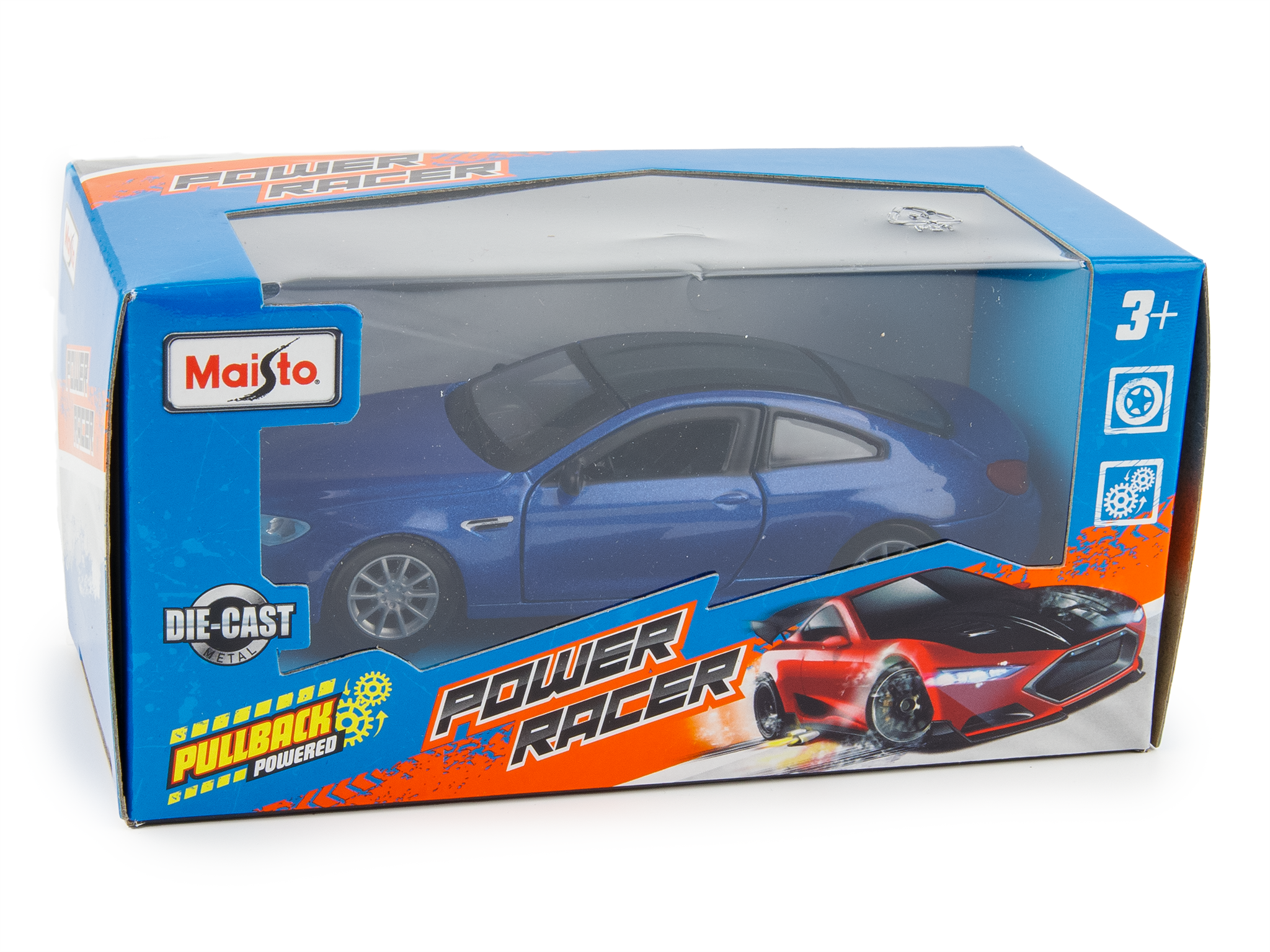 Fresh Metal Power Racer - Pullback Powered Toy Cars-Maisto-Diecast Model Centre