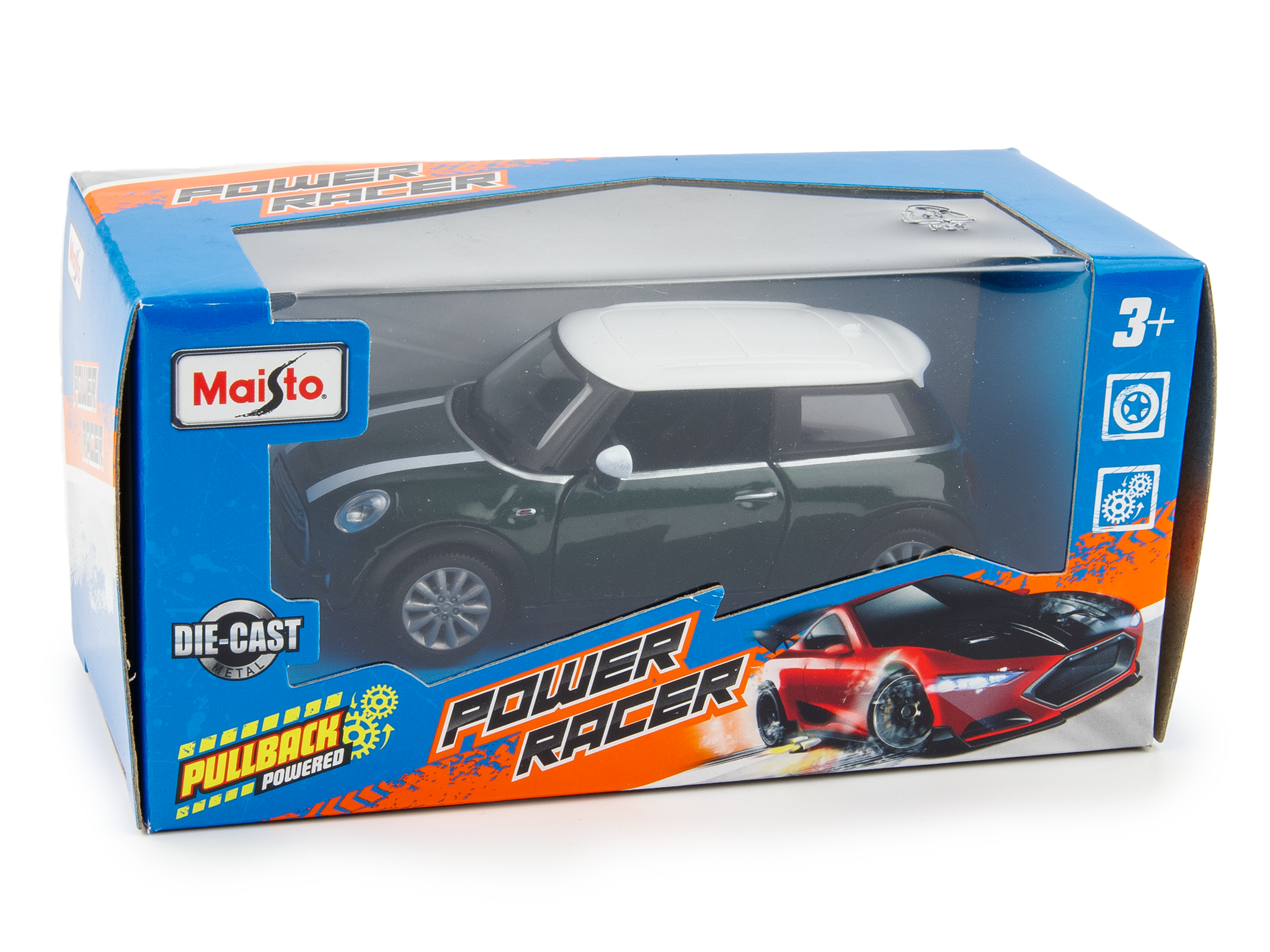 Fresh Metal Power Racer - Pullback Powered Toy Cars-Maisto-Diecast Model Centre