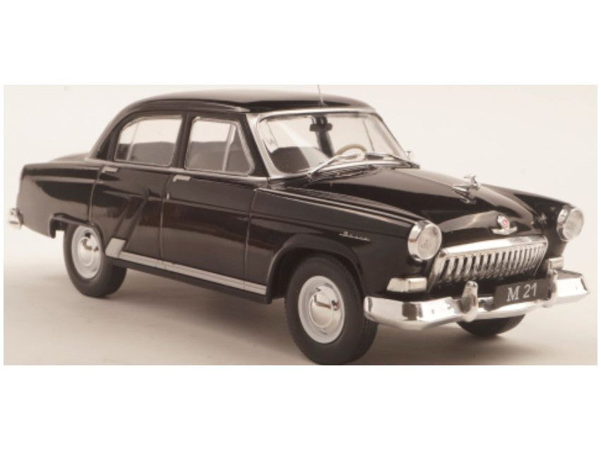 GAZ M-21 Volga 1960 black - 1:24 Scale Model Car-WhiteBox-Diecast Model Centre