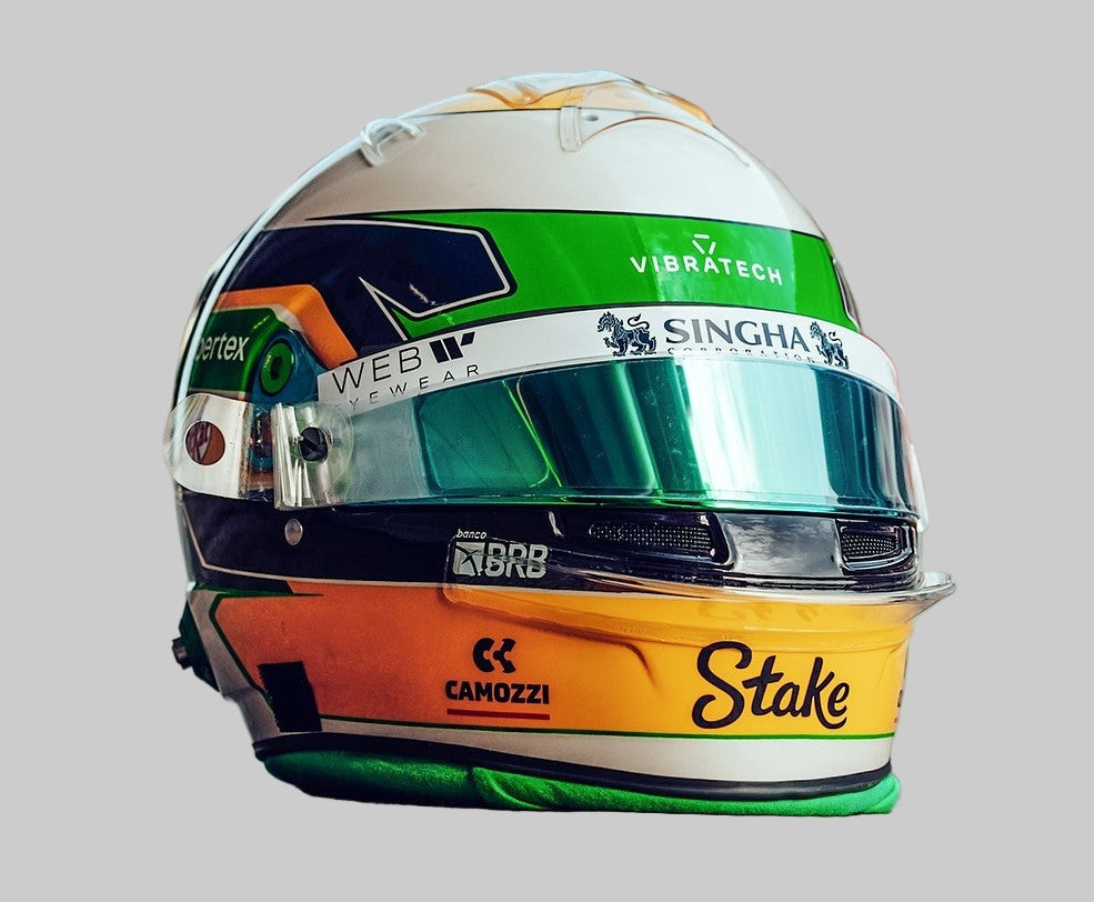 Gabriel Bortoleto 2025 Helmet Stake F1 Team Kick Sauber 1:5 Scale Spark Replica