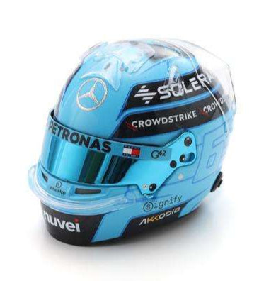 George Russell Abu Dhabi F1 GP 2024 Helmet 1:5 Scale Spark Resin Replica