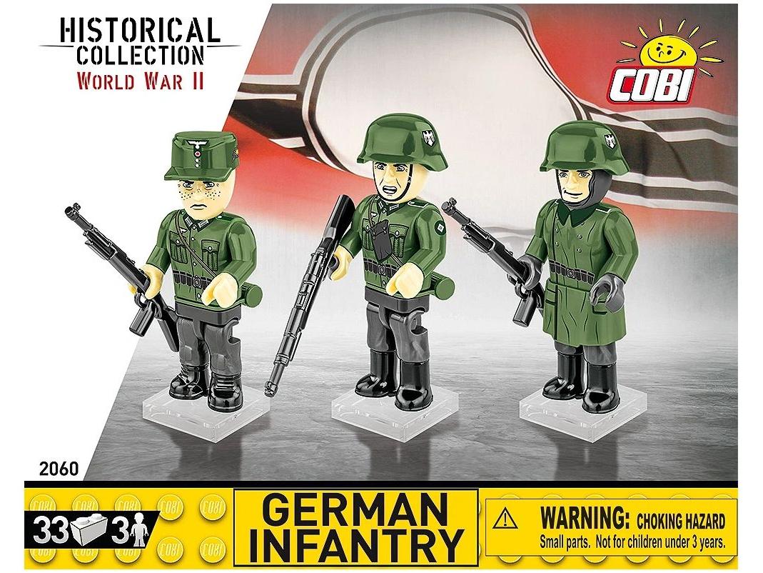 German Infantry WWII (33 pcs) Cobi Brick Build Kit-Cobi-Diecast Model Centre