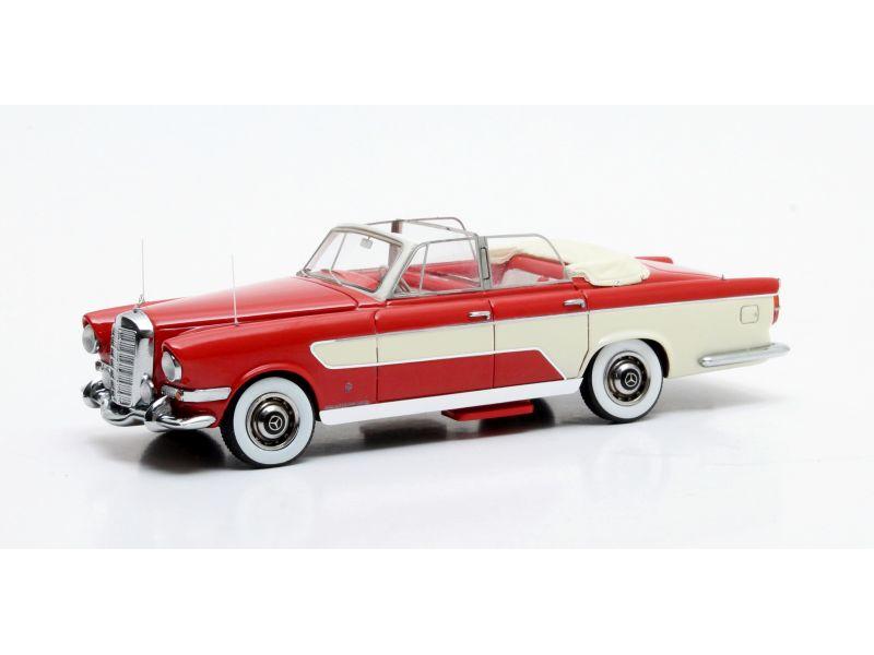 Ghia MB 300C Allungata Convertible 1956 1:43 Scale Matrix Resin Model Car-Matrix-Diecast Model Centre