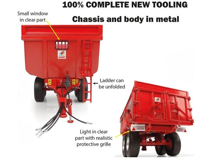 Gilibert 1500 PROFI Trailer 1:32 Scale Universal Hobbies Diecast Model-Universal Hobbies-Diecast Model Centre