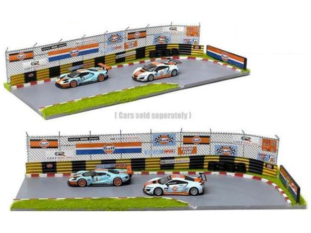 Gulf Racetrack - 1:64 Scale Diorama-American Diorama-Diecast Model Centre