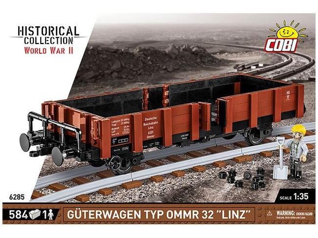 Guterwagen Typ OMMR 32 Linz (573 pcs) Cobi Brick Build Kit-Cobi-Diecast Model Centre