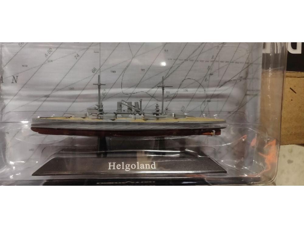 HELGOLAND Battleship 1911 1:1250 Scale Unbranded Diecast Model-Unbranded-Diecast Model Centre