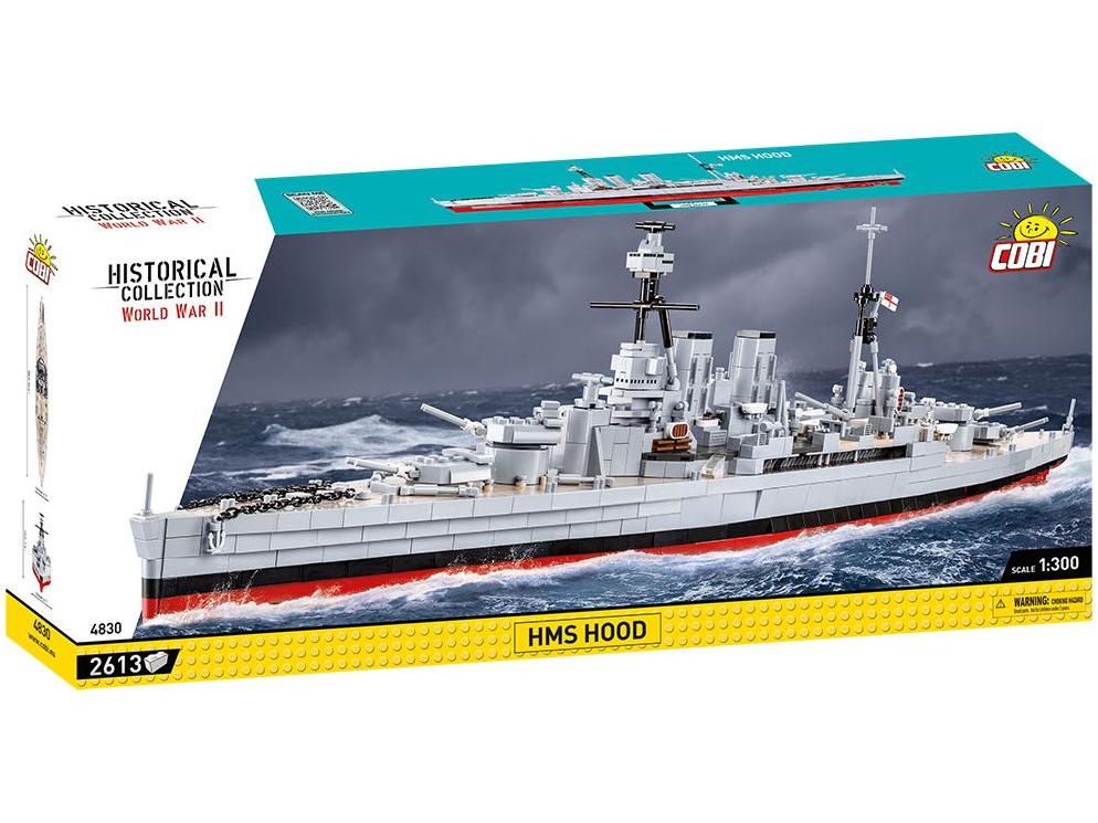 HMS Hood WWII (2613 pcs) Cobi Brick Build Kit-Cobi-Diecast Model Centre