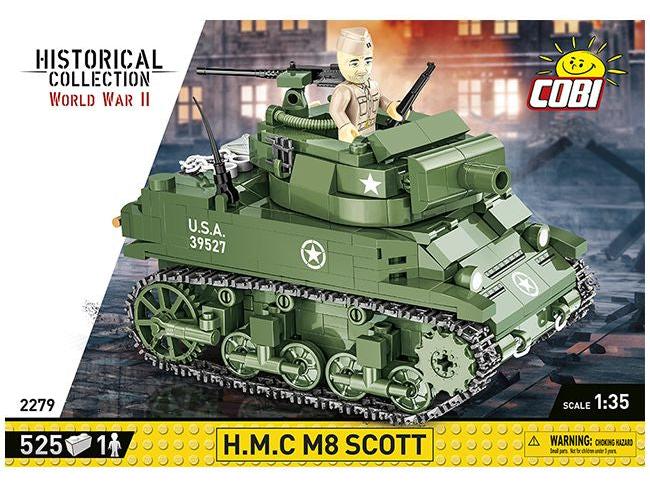 H.M.C M8 Scott WWII (519 pcs) Cobi Brick Build Kit-Cobi-Diecast Model Centre