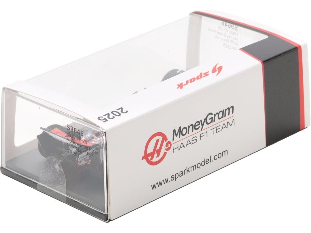 Haas VF-25 MoneyGram Haas F1 Team #31 US GP 2025 Esteban Ocon 1:43 Scale Resin Car – Spark-Spark-Diecast Model Centre
