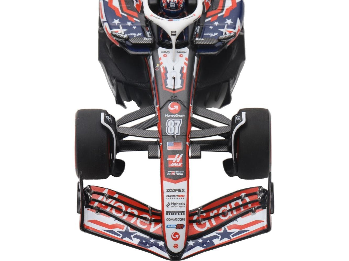 Haas VF-25 MoneyGram Haas F1 Team #87 US GP 2025 Oliver Bearman 1:43 Scale Resin Car – Spark-Spark-Diecast Model Centre