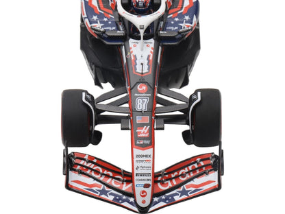 Haas VF-25 MoneyGram Haas F1 Team #87 US GP 2025 Oliver Bearman 1:43 Scale Resin Car – Spark-Spark-Diecast Model Centre