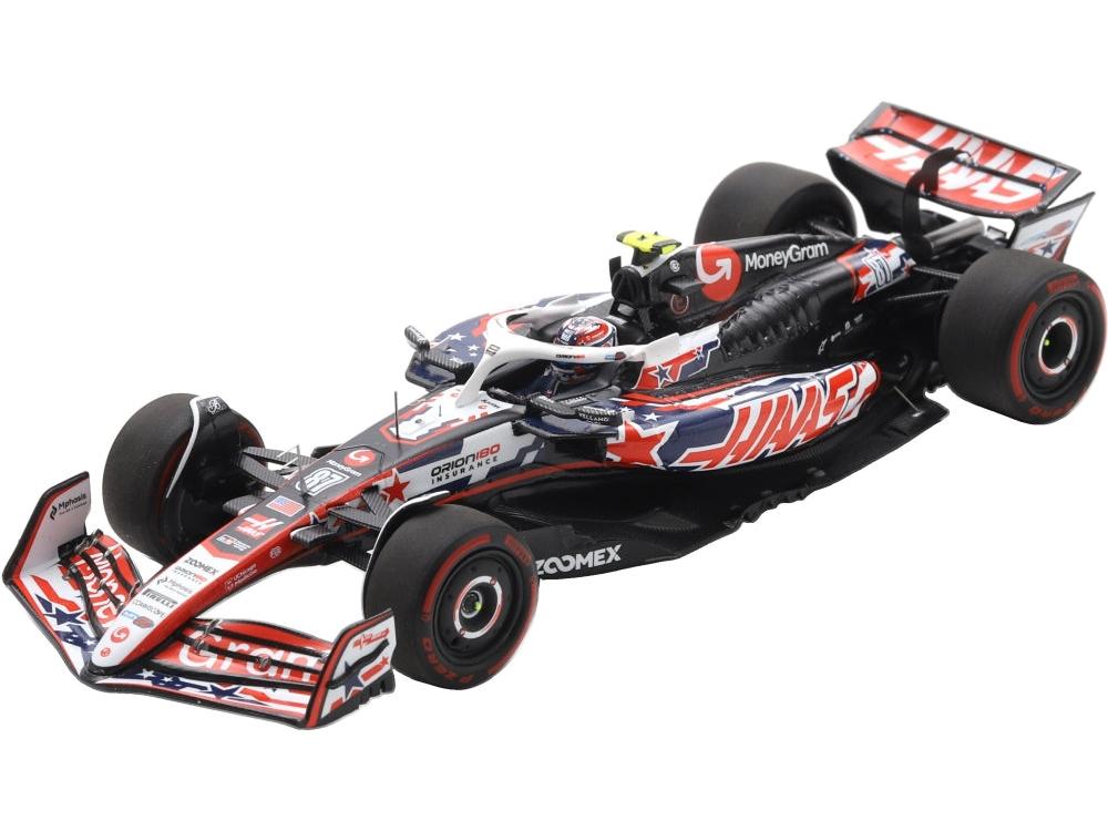 Haas VF-25 MoneyGram Haas F1 Team #87 US GP 2025 Oliver Bearman 1:43 Scale Resin Car – Spark-Spark-Diecast Model Centre