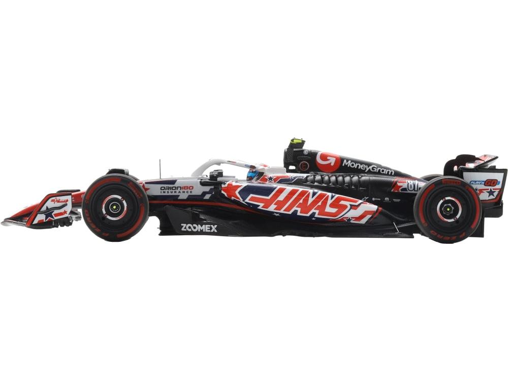 Haas VF-25 MoneyGram Haas F1 Team #87 US GP 2025 Oliver Bearman 1:43 Scale Resin Car – Spark-Spark-Diecast Model Centre