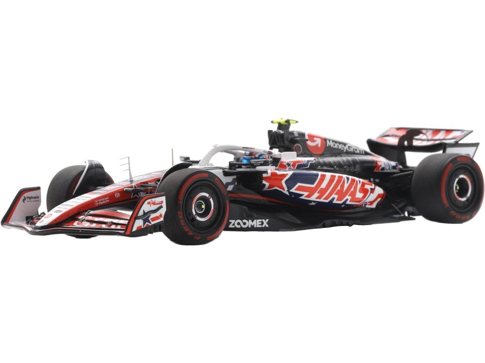 Haas VF-25 MoneyGram Haas F1 Team #87 US GP 2025 Oliver Bearman 1:43 Scale Resin Car – Spark-Spark-Diecast Model Centre