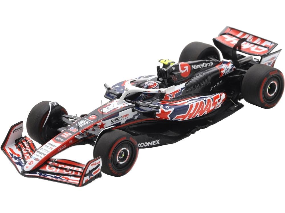Haas VF-25 MoneyGram Haas F1 Team #87 US GP 2025 Oliver Bearman 1:43 Scale Resin Car – Spark-Spark-Diecast Model Centre