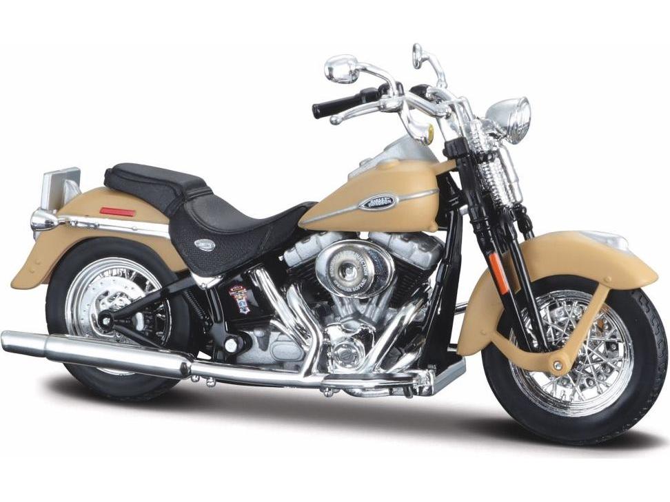 Harley-Davidson 2005 FLHTCUI Ultra Classic Classic Electra Glide Beige 1:18 Scale Maisto Diecast Model-Maisto-Diecast Model Centre