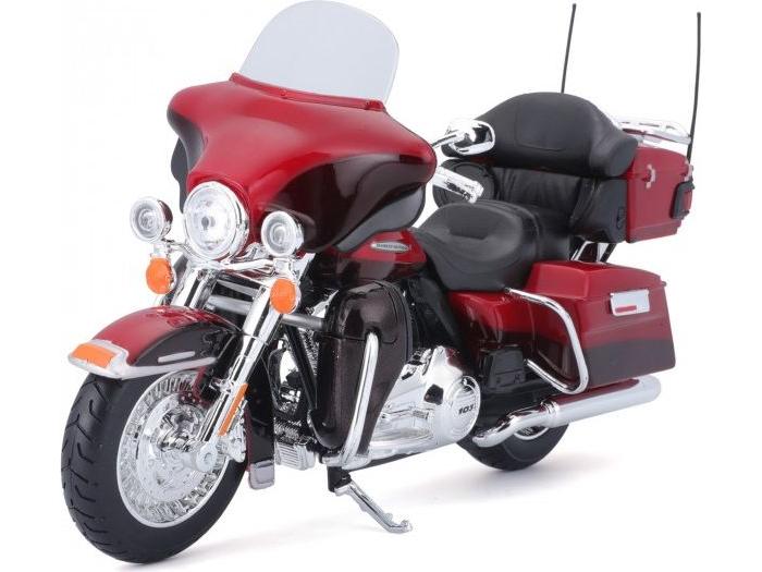 Harley-Davidson 2013 FLHTK Electric Glide Ultra Limited Red 1:12 Scale Maisto Diecast Model-Maisto-Diecast Model Centre