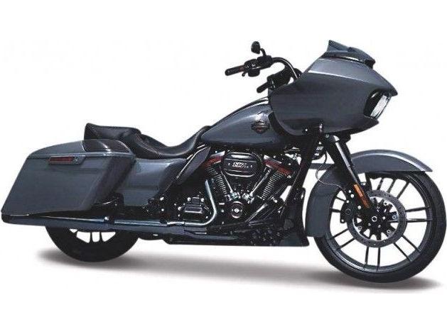 Harley-Davidson CVO Road Glide 2018 Grey/Black 1:18 Scale Maisto Diecast Model-Maisto-Diecast Model Centre