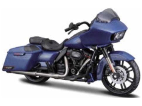 Harley-Davidson CVO Road Glide 2022 Blue 1:18 Scale Maisto Diecast Model-Maisto-Diecast Model Centre