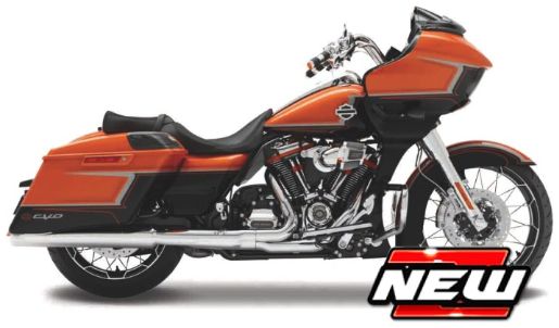 Harley Davidson CVO Road Glide 2022 Orange - 1:18 Scale-Maisto-Diecast Model Centre