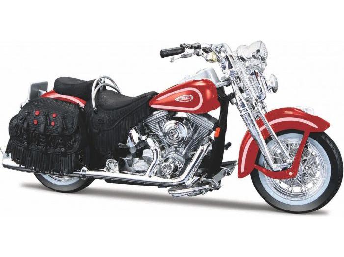Harley-Davidson FLSTS Heritage Softail Springer 1999 Red 1:18 Scale Maisto Diecast Model