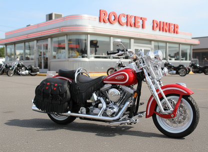 Harley-Davidson FLSTS Heritage Softail Springer 1999 Red 1:18 Scale Maisto Diecast Model