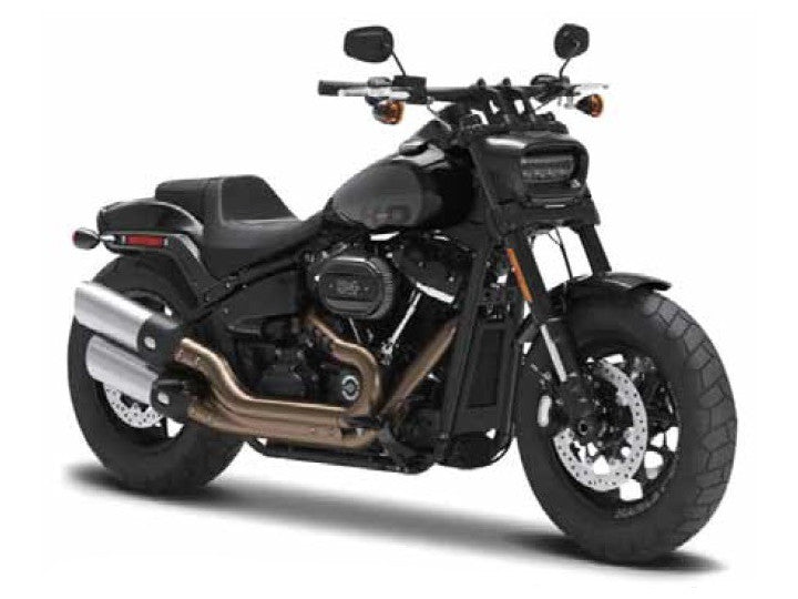 Harley-Davidson Fat Bob 114 2022 black - 1:18 Scale Motorbike Model-Maisto-Diecast Model Centre