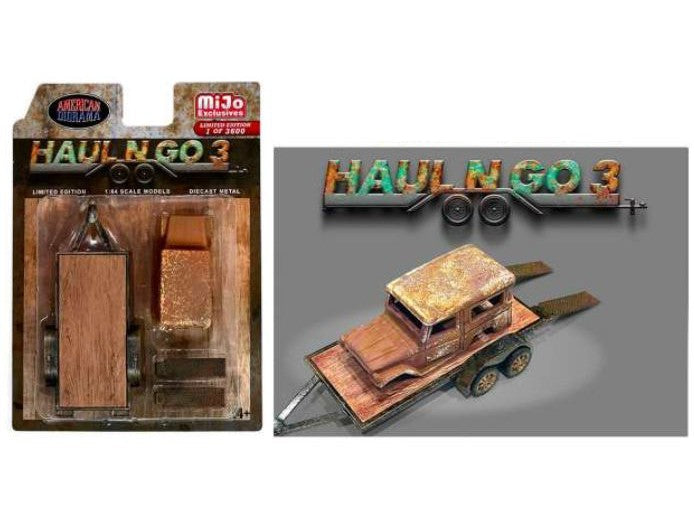 Haul N Go 3 - 1:64 Scale Model Trailer & Car Body-American Diorama-Diecast Model Centre