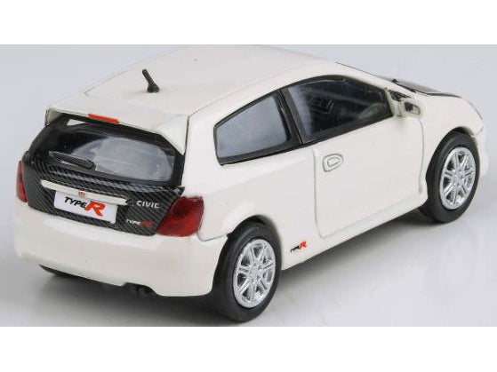 Honda 2001 Civic Type R EP3 white w/Carbon Parts - 1:64 Scale Diecast Model Car-Paragon-Diecast Model Centre