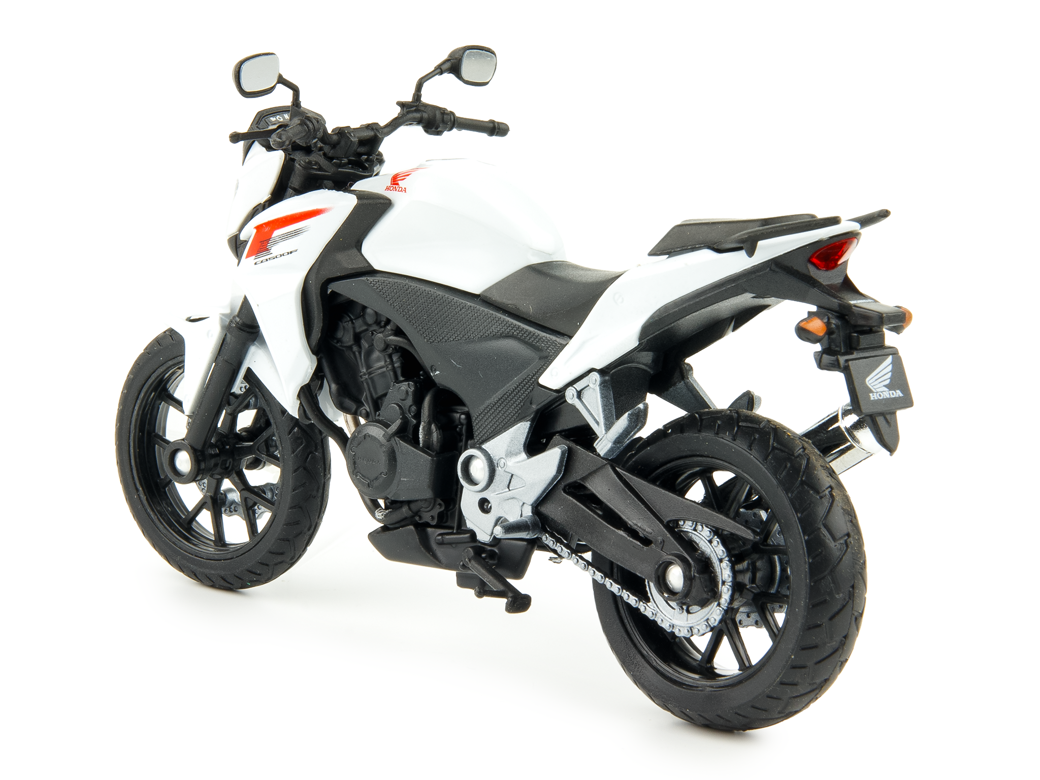 Honda CB500F white 1:18 Scale