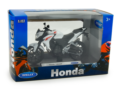 Honda CB500F white 1:18 Scale