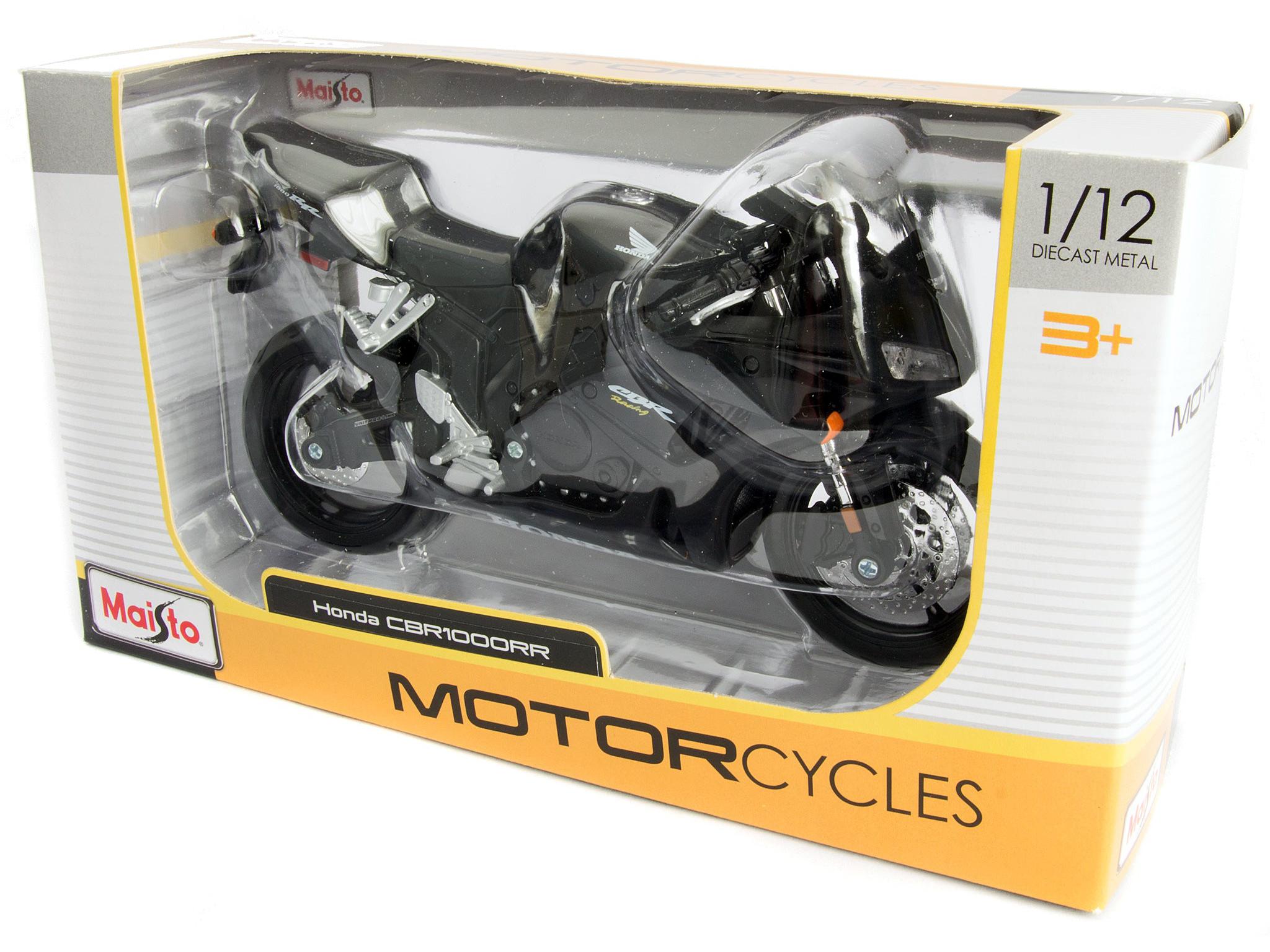 Honda CBR1000RR Black 1:12 Scale Maisto Diecast Model-Maisto-Diecast Model Centre