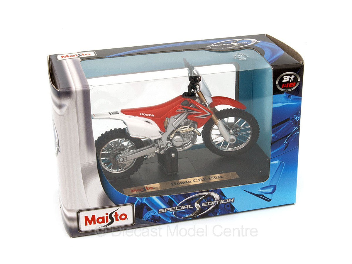 Honda CRF450R red - 1:18 Scale Motorbike Model-Maisto-Diecast Model Centre