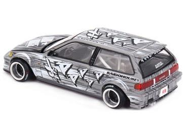 Honda Civic (EF) Kaido Manga V1 1:64 Scale Diecast Model Car – MINI GT-MINI GT-Diecast Model Centre