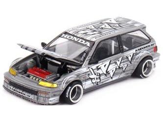 Honda Civic (EF) Kaido Manga V1 1:64 Scale Diecast Model Car – MINI GT-MINI GT-Diecast Model Centre