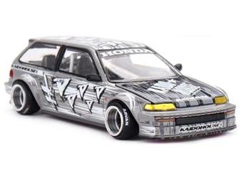 Honda Civic (EF) Kaido Manga V1 1:64 Scale Diecast Model Car – MINI GT-MINI GT-Diecast Model Centre
