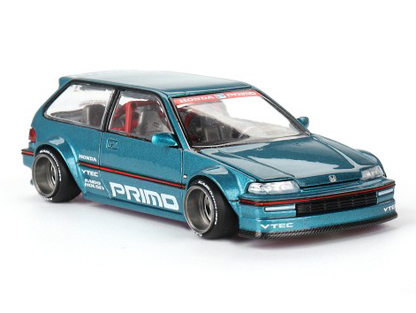 Honda Civic (EF) Kaido Works V1 - 1:64 Scale Diecast Model Car-MINI GT-Diecast Model Centre