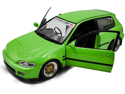 Honda Civic (EG6) Solido Works Neon Green 1991 1:18 Scale Diecast Model Car – Solido-Solido-Diecast Model Centre