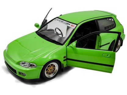 Honda Civic (EG6) Solido Works Neon Green 1991 1:18 Scale Diecast Model Car – Solido-Solido-Diecast Model Centre