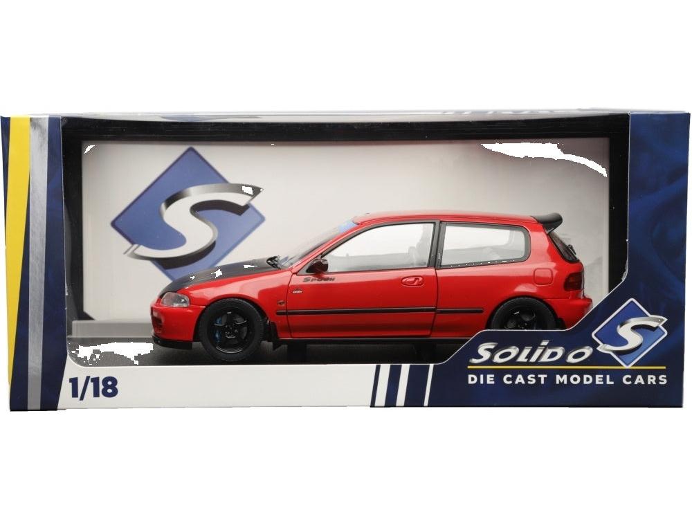 Honda Civic (EG6) Spoon Version Red 1991 1:18 Scale Diecast Model Car – Solido-Solido-Diecast Model Centre