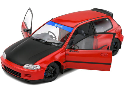 Honda Civic (EG6) Spoon Version Red 1991 1:18 Scale Diecast Model Car – Solido-Solido-Diecast Model Centre